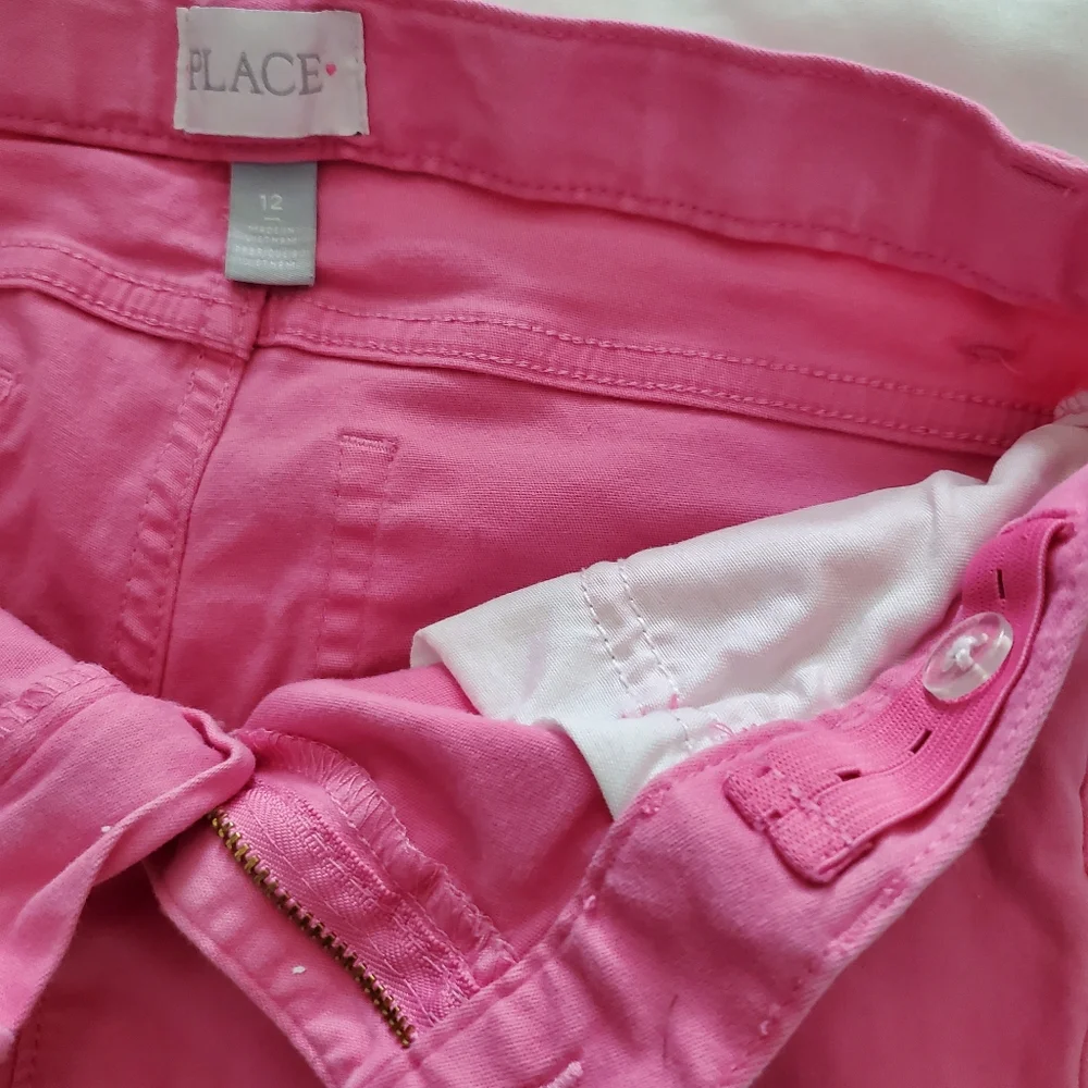 Children's‎ Place Girl's Pink Bermuda Shorts Size 12
